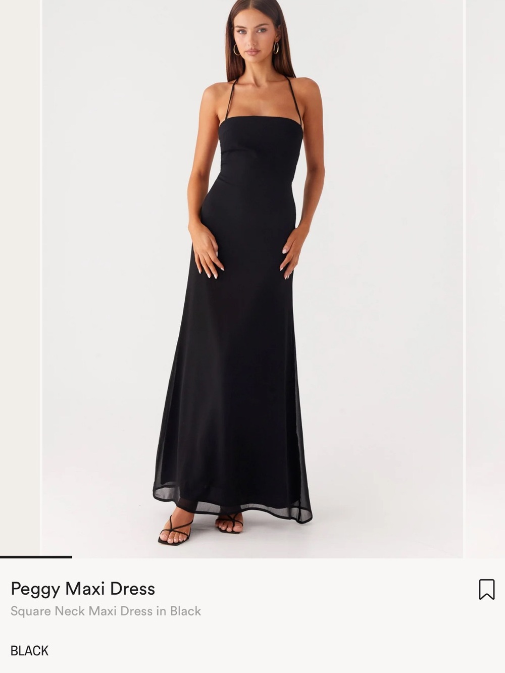 Peppermayo Peggy Maxi Dress — Black